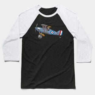 Bi-Plane Pilot Baseball T-Shirt